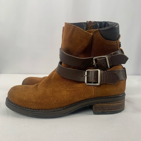 Steve Madden Dormaa Suede Boots in Cognac‎ Size 7 - Picture 5 of 8